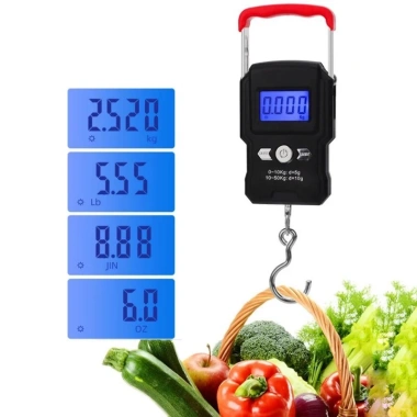 Cân điện tử cầm tay mini 50kg WH A23 - Chính xác cao, tặng pin AAA - 185k