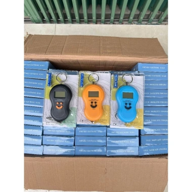 Cân điện tử cầm tay mini màu cam - Đo hàng hóa, cá, hành lý, giảm còn 48.000₫ 3