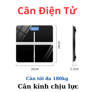 Cân Điện Tử Cân Sức Khỏe Gia Đình Đo Pin Kèm, Giá Chỉ 78.999 VND