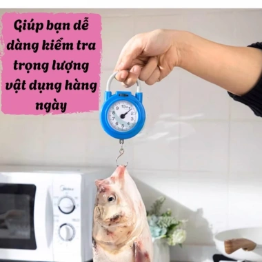 Cân điện tử di động 10kg PERIA - Treo cầm tay, đa năng cân nhà bếp, hành lý, cá, lò xo - Giá 27.000 VND 4 Cân điện tử di động 10kg PERIA - Treo cầm tay, đa năng cân nhà bếp, hành lý, cá, lò xo - Giá 27.000 VND 4
