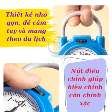 Cân điện tử di động 10kg PERIA - Treo cầm tay, đa năng cân nhà bếp, hành lý, cá, lò xo - Giá 27.000 VND 5 Cân điện tử di động 10kg PERIA - Treo cầm tay, đa năng cân nhà bếp, hành lý, cá, lò xo - Giá 27.000 VND 5
