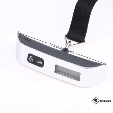Cân điện tử di động 50kg 10g - Cân hành lý, cân bếp, vali du lịch, trọng lượng mới, giảm giá 99.000₫ 5