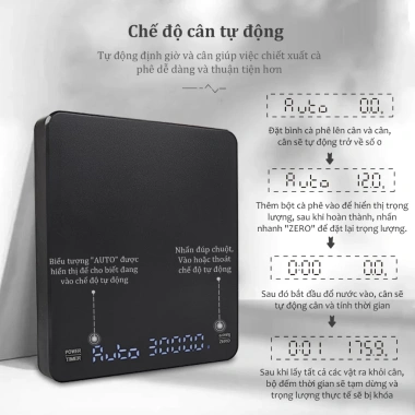 Cân điện tử DODO 3kg/0.1g mini, hẹn giờ, sạc USB-C, kèm pin - Giá chỉ 169.000 VND 5