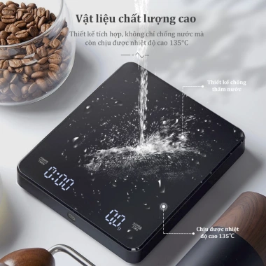 Cân điện tử DODO 3kg/0.1g mini, hẹn giờ, sạc USB-C, kèm pin - Giá chỉ 169.000 VND 8