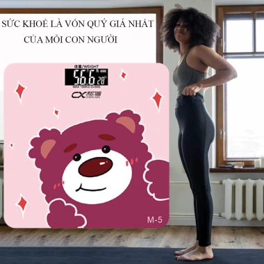 Cân điện tử gia đình 180kg đo nhiệt độ phòng mặt kính chịu lực 2 pin AAA bảo hành 2 năm giá 145.000 VND