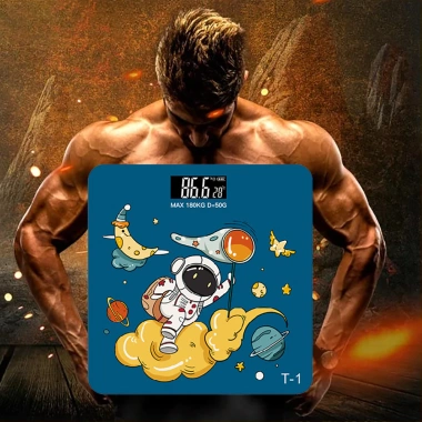 Cân điện tử gia đình 180kg đo nhiệt độ phòng mặt kính chịu lực 2 pin AAA bảo hành 2 năm giá 145.000 VND