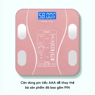Cân điện tử JYoohome đo 18 chỉ số sức khoẻ, kết nối Bluetooth, giá chỉ 118.000₫ 9 Cân điện tử JYoohome đo 18 chỉ số sức khoẻ, kết nối Bluetooth, giá chỉ 118.000₫ 9