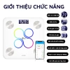 Cân Điện Tử KAW Bluetooth - Màn Hình LED Kính Cường Lực, Theo Dõi Sức Khỏe, Giá Ưu Đãi 229.000₫ 9