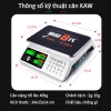 Cân điện tử KAW K450 40kg chống nước - Tốc độ xử lý nhanh, bảo hành chính hãng - Giá 629.000₫ 6