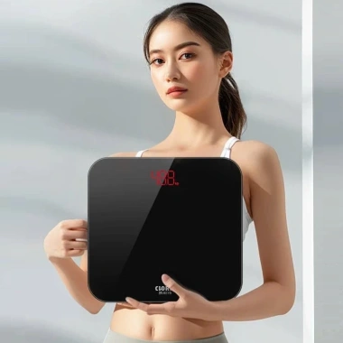 Cân điện tử kính cường lực 180kg màn hình LED - Độ chính xác cao, giá 99.000đ 8 Cân điện tử kính cường lực 180kg màn hình LED - Độ chính xác cao, giá 99.000đ 8