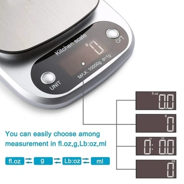 Cân điện tử KIPRUN 10kg Độ chính xác cao, LCD thép không gỉ, chống nước, 221k