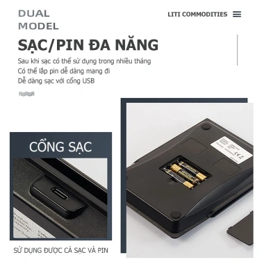 Cân Điện Tử LED 3kg/0.1g Màn Hình Cảm Ứng Chuyên Dụng Pha Chế Cà Phê 149.000 VND 6
