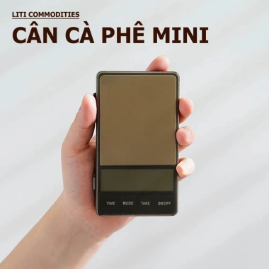 Cân Điện Tử Màn Hình LED 0.1g/1kg - Cân Tiểu Ly Cà Phê & Trà, Giá 198.000 VNĐ