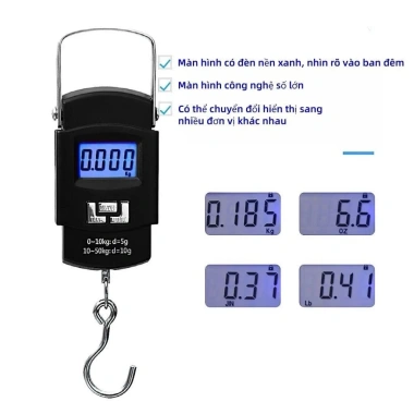 Cân Điện Tử Mini 50Kg Cầm Tay Có Móc Treo - Tiện Lợi cho Nhà Bếp, Giá 56.000₫ 6 Cân Điện Tử Mini 50Kg Cầm Tay Có Móc Treo - Tiện Lợi cho Nhà Bếp, Giá 56.000₫ 6