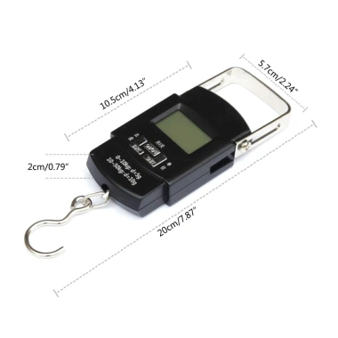 Cân điện tử mini cầm tay 50kg - Màn hình LCD, độ chính xác cao, đa năng tiện lợi, giá 60.000 VND