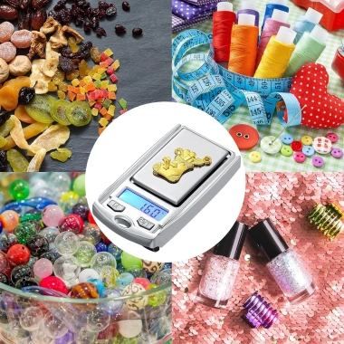Cân điện tử mini LCD hình chìa khóa 0.01g/200g - Đa năng đo trang sức, kim cương, thực phẩm, bỏ túi, giá 105.600₫ 6