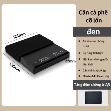 Cân Điện Tử Mini VOVOVA LED Cảm Ứng Dùng cho Cà Phê, Có Sạc, Giá 379.050₫