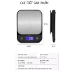 Cân điện tử nhà bếp 5kg chịu nước, pin sạc, độ chính xác 0.1g, bền, giá tốt 102.705đ 4