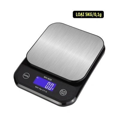 Cân điện tử nhà bếp 5kg chịu nước, pin sạc, độ chính xác 0.1g, bền, giá tốt 102.705đ 6