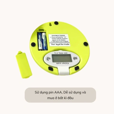 Cân điện tử nhà bếp C303 5kg - Đo chính xác, LCD hiển thị, giảm giá 140k 3 Cân điện tử nhà bếp C303 5kg - Đo chính xác, LCD hiển thị, giảm giá 140k 3