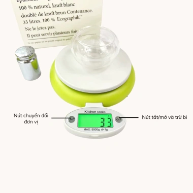Cân điện tử nhà bếp C303 5kg - Đo chính xác, LCD hiển thị, giảm giá 140k 4 Cân điện tử nhà bếp C303 5kg - Đo chính xác, LCD hiển thị, giảm giá 140k 4