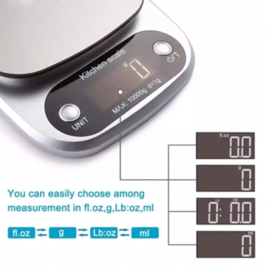 Cân điện tử nhà bếp cao cấp Kitchen Scale - Độ chính xác 1g, Thiết kế sang trọng, Giá 127k 7