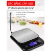 Cân điện tử nhà bếp KHALIK WH-B28 chịu nước, pin sạc lại, siêu bền, độ chính xác cao - Fullbox 6