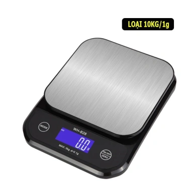Cân điện tử nhà bếp KHALIK WH-B28 chịu nước, pin sạc lại, siêu bền, độ chính xác cao - Fullbox 10