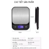Cân điện tử nhà bếp LS1-657-505 chịu nước, pin sạc lại, bền, độ chính xác cao 5