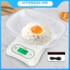Cân điện tử nhà bếp WH-B26 12kg/5kg pin sạc lại LCD, tô đựng, chuẩn, giá 227k