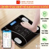 Cân điện tử sạc USB Bluetooth đo 15 chỉ số cơ thể, chịu tải 180kg - 99.000₫
