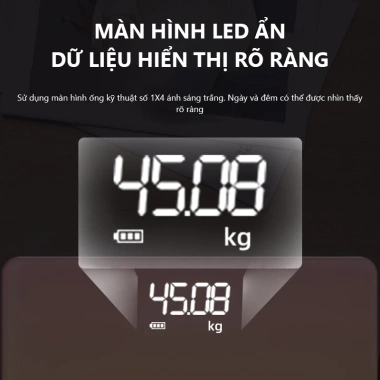 Cân Điện Tử Sức Khỏe 150kg Màn Hình LED Độ Chính Xác Cao - Giá 116.620 VND 7
