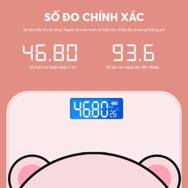 Cân điện tử sức khỏe– Độ chính xác cao, tiện lợi, bảo hành MEOW Corset, 125.000₫