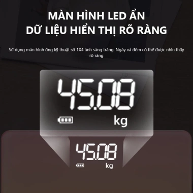 Cân Điện Tử Sức Khỏe VENTAS 150kg - Màn LED Độ Chính Xác Cao, Chất Lượng, Giá 119.000₫ 9