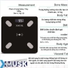 Cân Điện Tử Sức Khỏe XMUSK Bluetooth, Sạc USB, Độ Chính Xác Cao, Tặng Thước Đo Eo - 155k 5