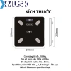 Cân Điện Tử Sức Khỏe XMUSK Bluetooth, Sạc USB, Độ Chính Xác Cao, Tặng Thước Đo Eo - 155k 6