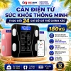 Cân điện tử thông minh Bluetooth USB, phân tích chỉ số qua App, LED, tặng thước dây đo – 83.999₫