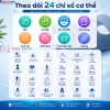Cân điện tử thông minh Bluetooth USB, phân tích chỉ số qua App, LED, tặng thước dây đo – 83.999₫ 2