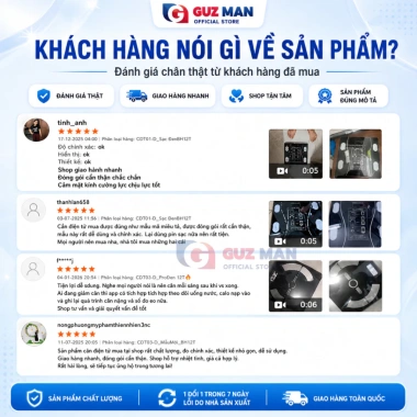 Cân điện tử thông minh Bluetooth USB, phân tích chỉ số qua App, LED, tặng thước dây đo – 83.999₫