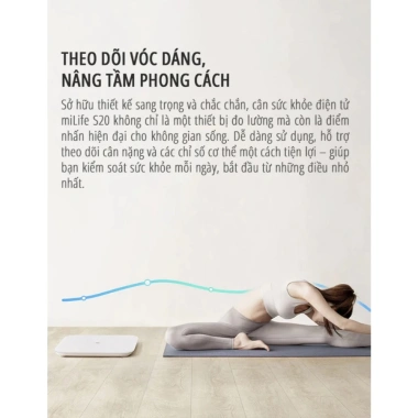 Cân điện tử Xiaomi Smart Scale 2 Mijia S200 - Đo cân nặng chính xác, giảm còn 189.000đ, bảo hành 3 tháng
