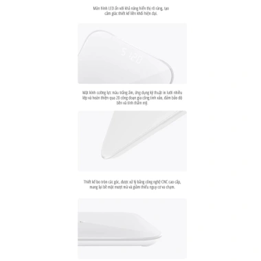 Cân điện tử Xiaomi Smart Scale 2 Mijia S200 - Đo cân nặng chính xác, giảm còn 189.000đ, bảo hành 3 tháng 6 Cân điện tử Xiaomi Smart Scale 2 Mijia S200 - Đo cân nặng chính xác, giảm còn 189.000đ, bảo hành 3 tháng 6