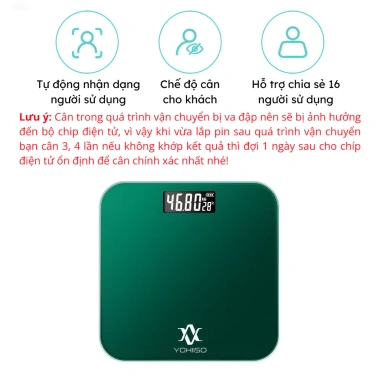 Cân Điện Tử YOHIISO 180kg - Siêu Nhạy, Thiết Kế Cao Cấp, Giá Siêu Tiết Kiệm 155k