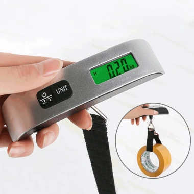 Cân du lịch 50kg hạng nặng - Cân hành lý kỹ thuật số pin, chuẩn hãng hàng không, độ chính xác cao