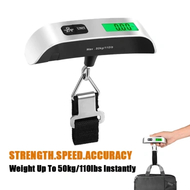 Cân du lịch 50kg hạng nặng - Cân hành lý kỹ thuật số pin, chuẩn hãng hàng không, độ chính xác cao 7 Cân du lịch 50kg hạng nặng - Cân hành lý kỹ thuật số pin, chuẩn hãng hàng không, độ chính xác cao 7