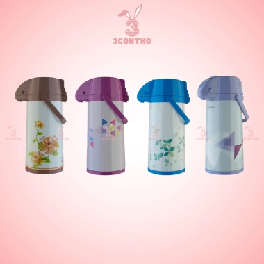 Cần gạt, cần bơm Rạng Đông 2.045/2.045ST1E/1.045/2.545ST1E + nắp ấn, gioăng ron thay thế bình thủy 1L-2.5L – Giá chỉ 40.000 VND