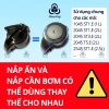 Cần gạt phích Rạng Đông 2.045ST1E, 1.045, 2.545 ST1E - Nắp ấn, gioăng ron thay thế bình thủy 1-2.5L, Giá chỉ 40.000đ 2