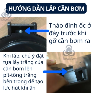 Cần gạt phích Rạng Đông 2.045ST1E, 1.045, 2.545 ST1E - Nắp ấn, gioăng ron thay thế bình thủy 1-2.5L, Giá chỉ 40.000đ