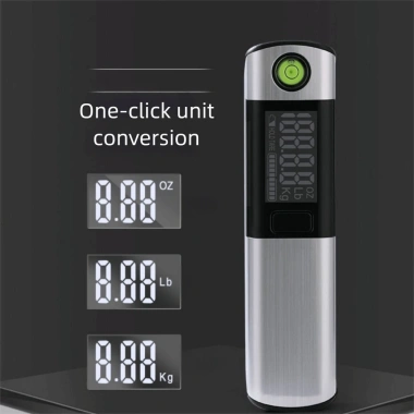 Cân hành lý cầm tay LIUJIR 50Kg LCD, chính xác cao, thước băng & móc mini ngoài trời 7