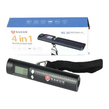 Cân Hành Lý Điện Tử Cầm Tay SAKOS NS-30 - Độ Chính Xác Cao, Thiết Kế Nhỏ Gọn, Giá Ưu Đãi 369.000 VND