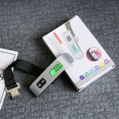 Cân Hành Lý Điện Tử LCD Tiện Dụng, Đo Nhanh, Chính Xác Cao, Phù Hợp Du Lịch, Giá 75.000₫